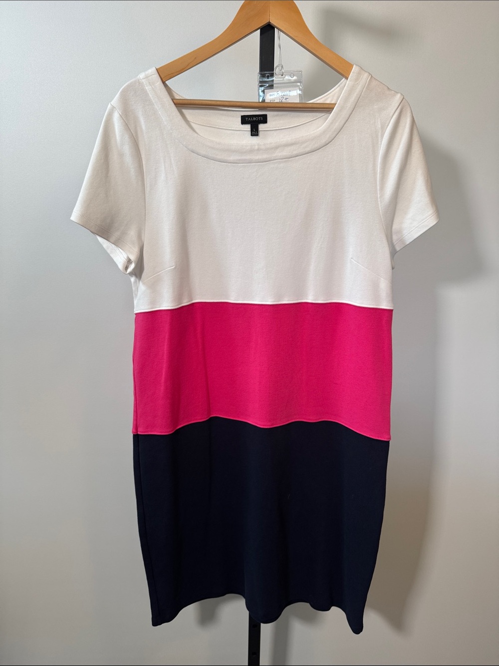 Talbots COLORBLOCK SHIFT DRESS